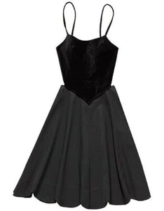 COMME DES GARCONS H&M RARE BLACK WOOL VELVET DRESS SMALL UK 12 US 8 MEDIUM BNWT - Picture 1 of 12