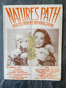 1948 NATURES PATH Health Quack Magazine Bene Lust Naturopathy Edward E Purinton - Picture 1 of 13
