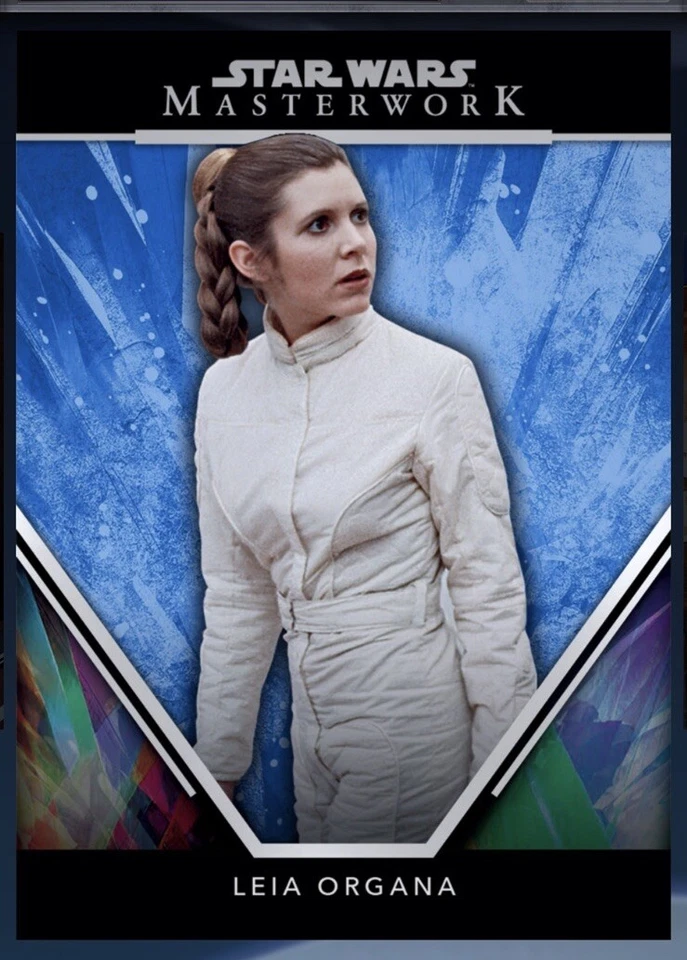 2024 Topps Star Wars SWCT Masterwork Blue- LEIA ORGANA (Topps SWCT Dlgiital Card - Image 1 of 1