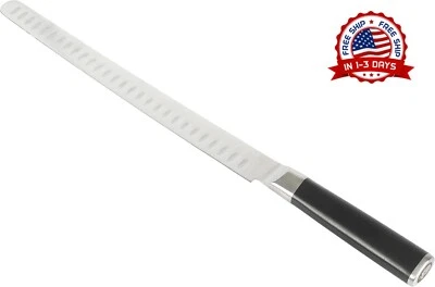 Cuchillo 12" De Chef Carnicero Cimitarra Profesional Acero Inoxidable Para Carne - Image 1 of 4