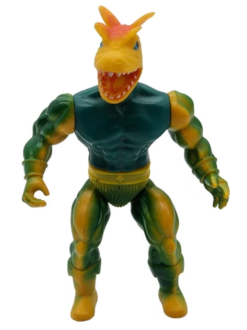 Remco Geko V2 Warrior Beasts Action Figure KO MOTU Loose-Free Shipping-Vintage Cover