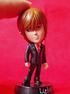 "GENUINE" Death Note LIGHT YAGAMI Bobblehead Figure / SOLID PVC 2.8" 7cm  ANIME - Picture 1 of 12