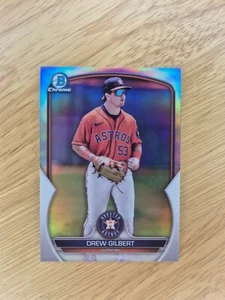 Drew Gilbert 2023 Bowman Chrome Refractor /499 #BCP-16 Houston Astros (RC) - Picture 1 of 2