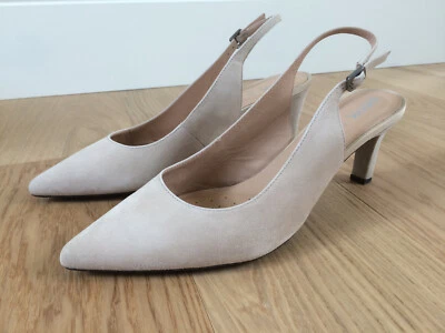 Zapatos Geox Neutros, Gamuza Natural Talla 7 - Taupe Pálido - Tacón Pequeño Foto 1 de 4