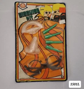 Vintage 1986 Carded Plastic A OK Disguise Kit Play Set Original Package - Picture 1 of 4