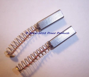 1-Set Replacement Motor Carbon Brush 17mm x 6mm x 6mm (5/8"x15/64"x15/64") - X66 - Picture 1 of 6