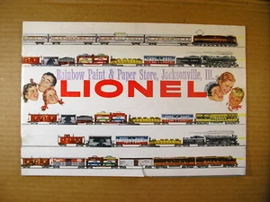 Lionel 1955 Consumer Catalog from Jacksonville, Ill. Paint Store - Picture 1 of 21