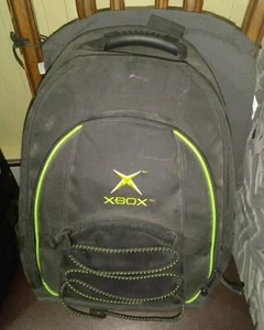 Microsoft Original Xbox Console Travel Backpack Bag Padded Carry Case Canvas - Picture 1 of 12