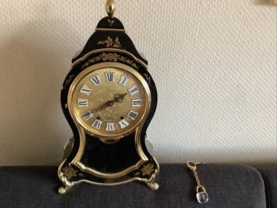 Alte Pendeluhr  Bakelit Kaminuhr, Tischuhr L.Liechti *Eluxa* - Bild 1 von 4