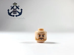 LEGO Minifigure Head Beard Hobbit Lake-town Guard 3626cpb1024 Hoth Rebel Trooper - Picture 1 of 1