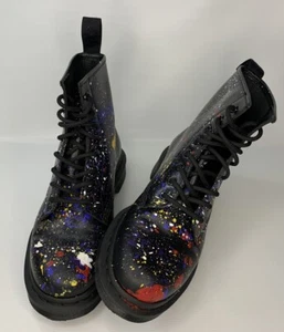 Botas Dr. Martens para mujer 1460 mono negras, multicolor de combate y con cordones Us.8 M/9 L - Imagen 1 de 12