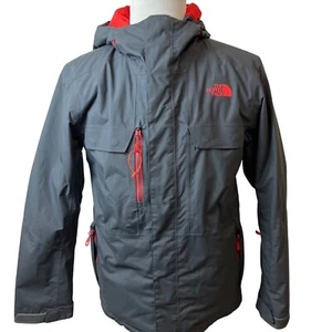 The North Face Men's Dark Grey Zip Up Hooded Jacket Sz M - Picture 1 of 10