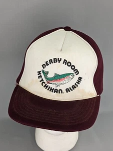 Vintage Derby Room Restaurant Snapback Baseball Cap Trucker Mütze - Bild 1 von 9