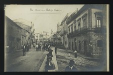 cartolina FRANCOFONTE via messina palazzo belfiore FOTOGRAFICA