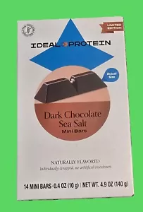 Ideal Protein Dark Chocolate Sea Salt mini bars - 14 bars FREE SHIPPING - Picture 1 of 4