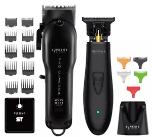 Supreme Trimmer 2-in-1 Pro Haarschneidemaschine & DLC T-Shaper Combo | STC5030 & ST5206 Schwarz - Bild 1 von 11