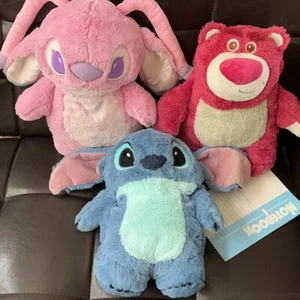 Disney Stitch Angel Lotso Plush Hand Warm Bottle Portable Kids Girls Boys Gift - Picture 1 of 27