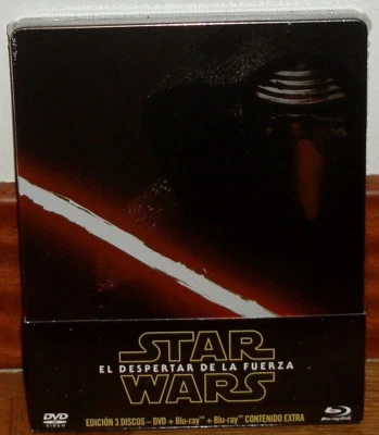 Star Wars The Force Awakens Steelbook New 2 BD+DVD - Image 1 of 2