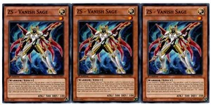 Yugioh- 3X ZS - Vanish Sage - Common - 1st Edition - PRIO-EN001 - Near Mint - Picture 1 of 1
