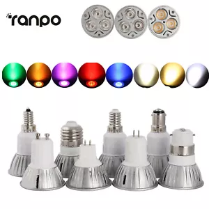 3W GU10 E14 MR16 B22 Bombilla LED Regulable E27 B15 220V 12V 24V Lámpara BC - Imagen 1 de 19