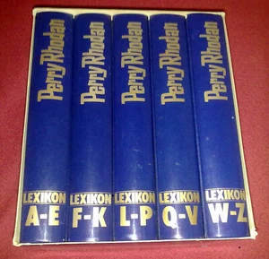 Perry Rhodan Lexikon A-Z 1991 - 5x Hardcover Bände im Pappschuber 3-8118-2059-1 - Bild 1 von 4