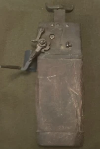 Antiker 1836 funktionierender Conestoga Wagenheber - handgeschmiedetes Metall & Holz - Bild 1 von 21