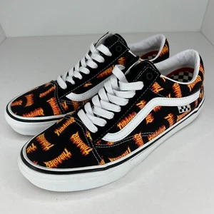 Scarpe da skateboard Vans uomo 508357 nere Old Skool Trasher stringate taglia 10 - Foto 1 di 10