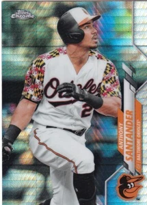 2020 TOPPS CHROME PRIZM REFRACTOR - ANTHONY SANTANDER #130 BALTIMORE ORIOLES - Picture 1 of 1