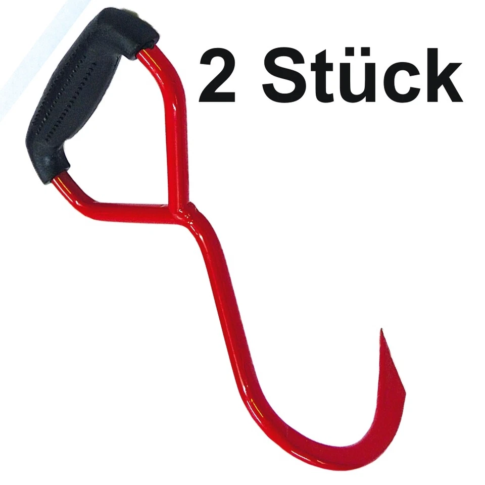 SONDERANGEBOT im 2er SET Packhaken,Forsthaken,Transporthaken, Sappie bis 75KG - Bild 1 von 1