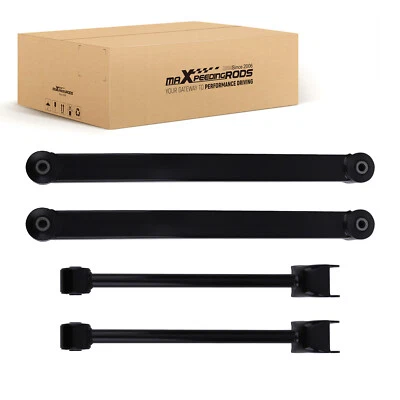 4x Brazos de control delanteros superiores e inferiores para Jeep Wrangler JK 2007 2008-2017 2018 Foto 1 de 4