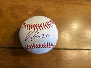 New York Yankee Oswald Peraza Signed OMLB Baseball JSA Witnessed - Picture 1 of 2