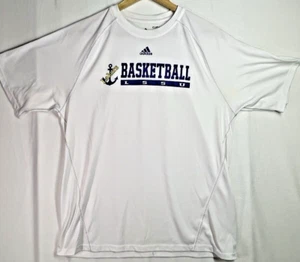 Adidas Climalite Ultimate Tee T-Shirt Men's Size M White Short Sleeve Crew Neck - Picture 1 of 6