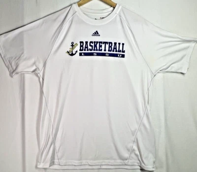 Adidas Climalite Ultimate Tee T-Shirt Men's Size M White Short Sleeve Crew Neck - Image 1 of 4