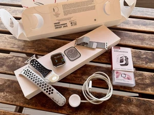 Apple Watch + Celular  Series 8 41MM Acero Correa Nike + Correa Milanese Loop - Imagen 1 de 10