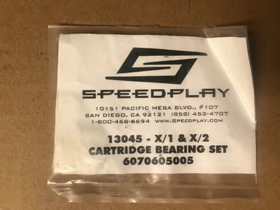 Speedplay X1 & X2 Cartridge Bearing Set for Pedals 13045 6070605005 - Image 1 of 3