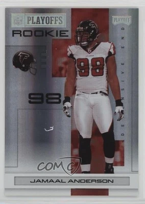 2007 Playoff NFL Playoffs Rookie Silver Holofoil /99 Jamaal Anderson #137 - Image 1 of 2