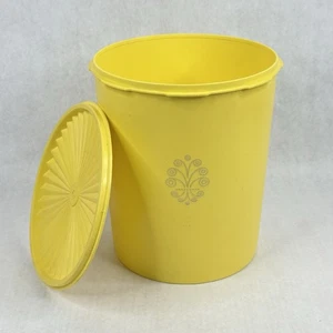 Vintage Tupperware Servier großer 9,25 Zoll 1339-10 gelber Behälter mit Deckel - Bild 1 von 10