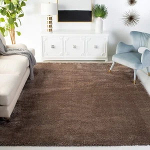 Colorado Shag Collection Area Rug - 8' x 10', Mushroom, Solid Design, Non-She... - Picture 1 of 7