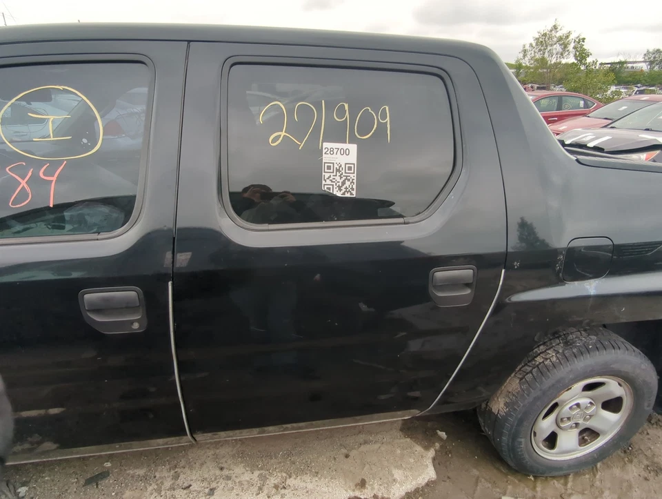 2006-2014 Honda Ridgeline Driver Rear Door Window Oem QHP5R Foto 1 de 1