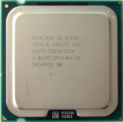 Intel Core 2 Duo E7600 3.06 GHz LGA 775 CPU Processor 1066 MHz 65W - Image 1 of 4