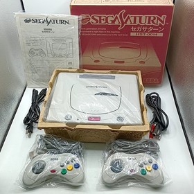 Sega Saturn Console White HST-3220 Japanese Version - Choose Your Accessories