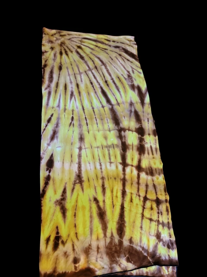 Sacred Threads Tie Dye Scarf New 15" X 68 L New Hippie Boho Festival - Image 1 of 4
