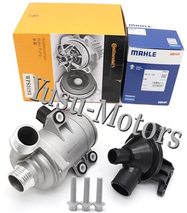 OEM Coolant Thermostat & Electric Water Pump For BMW X3 X5 428i 528i N20B20 2.0L - Picture 1 of 6