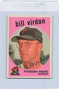 1959 Topps #190 Bill Virdon Pirates NM *7867 - Picture 1 of 2