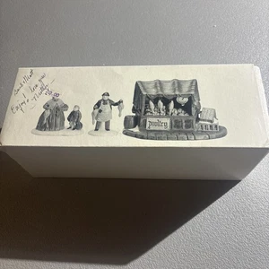 Department 56 Heritage Village " Poultry Market " set of 3 5559-0 - Read Descrip - Picture 1 of 5