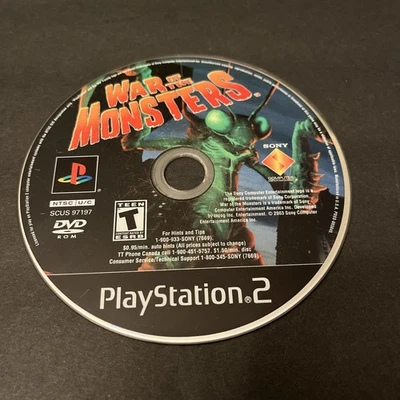 War of the Monsters (Sony PlayStation 2, 2003) TESTED WORKING Disc Only - Image 1 of 2