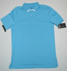 Nike Hombre Dri-FIT Vapor Golf Blue Polo BV0472-486 Nuevo - Imagen 1 de 2
