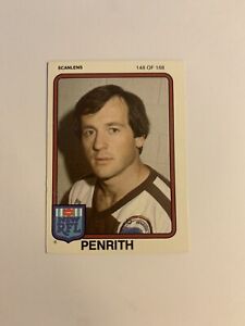 1981 SCANLENS RUGBY LEAGUE  CARD #148 Tim Sheens Penrith Panthers