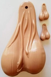 Flesh Combo of one 8" Truck Nuts and two 2" Truck Nutz - Bild 1 von 1