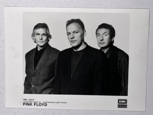 Pink Floyd Photo David Gilmour Rick Wright Nick Mason Original EMI UK Promo 1994 - Picture 1 of 12
